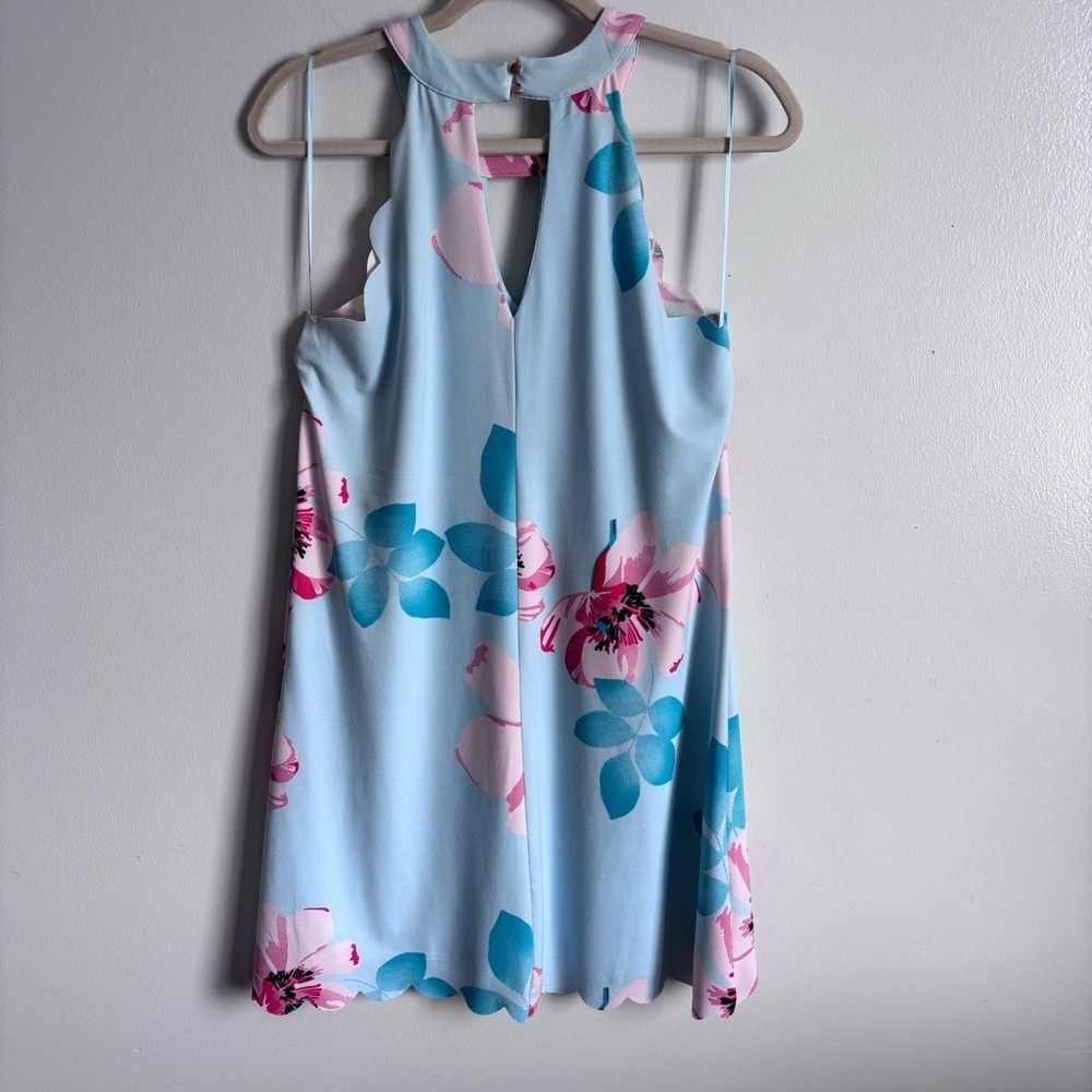 NWT Candie's Light Blue and Pink Floral Dress size Medium - Picture 5 of 8